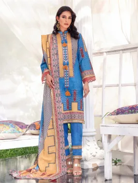 3 Piece Unstitched Suit KKH-1530