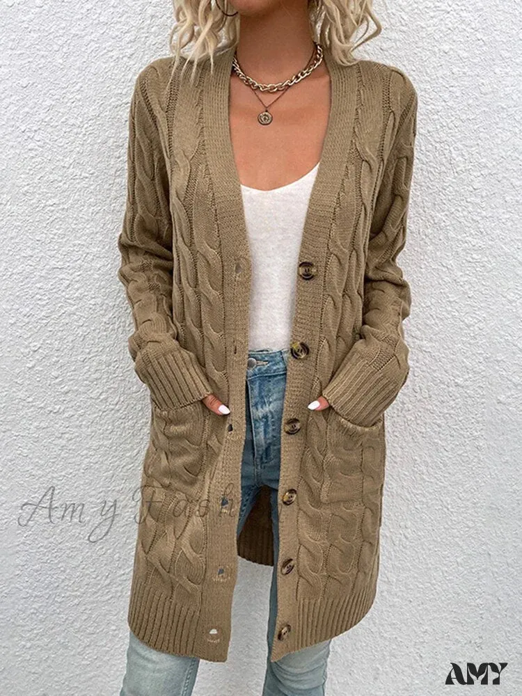 Amy Fashion - Winter Vintage Casual Loose Cardigan