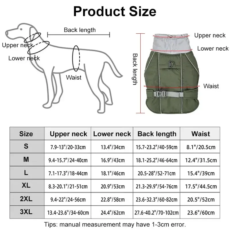 Anniepaw Dog Clothes Luxury Winter Jacket for Small Medium Large Dogs