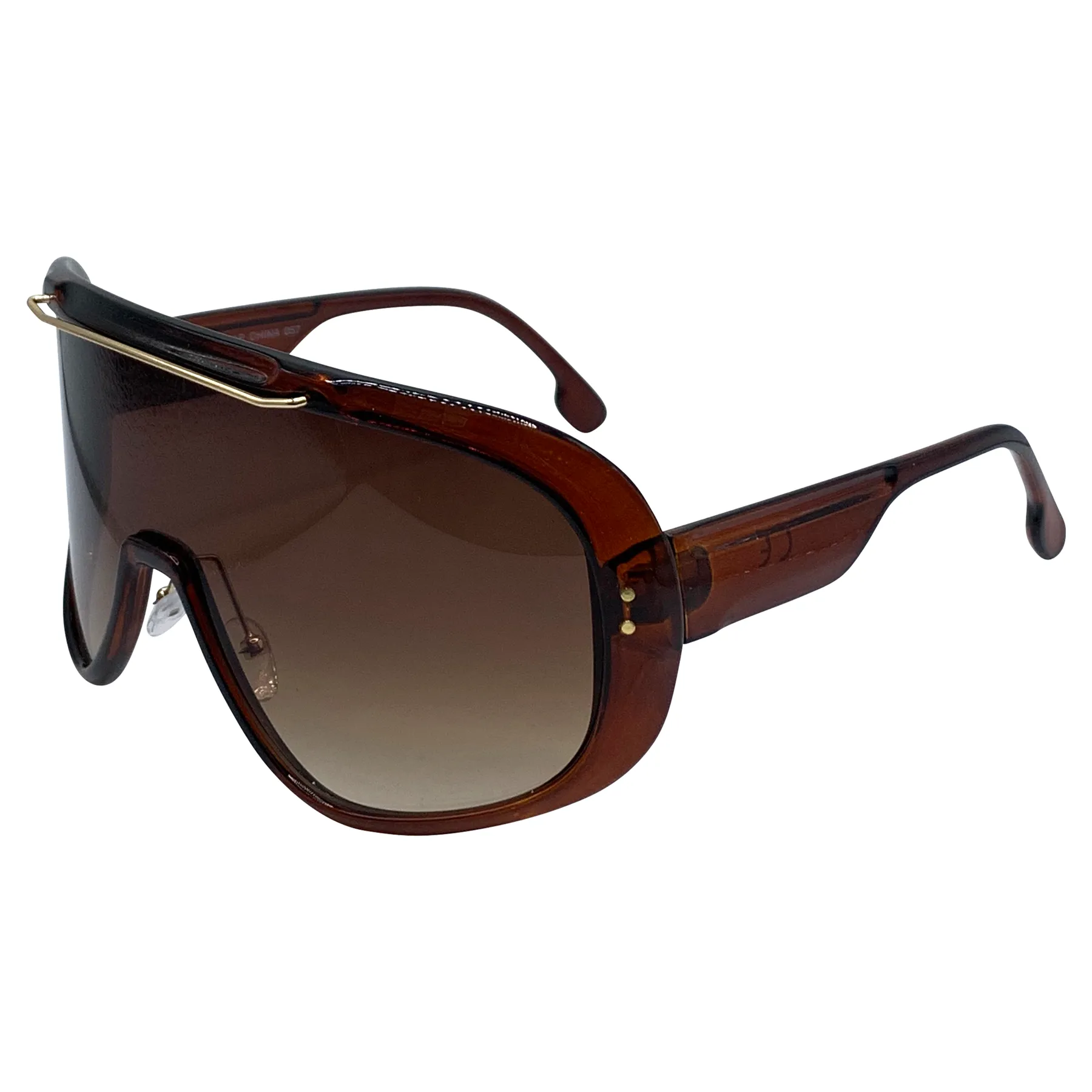 AVALANCHE Retro-Style Ski Shield Sunglasses