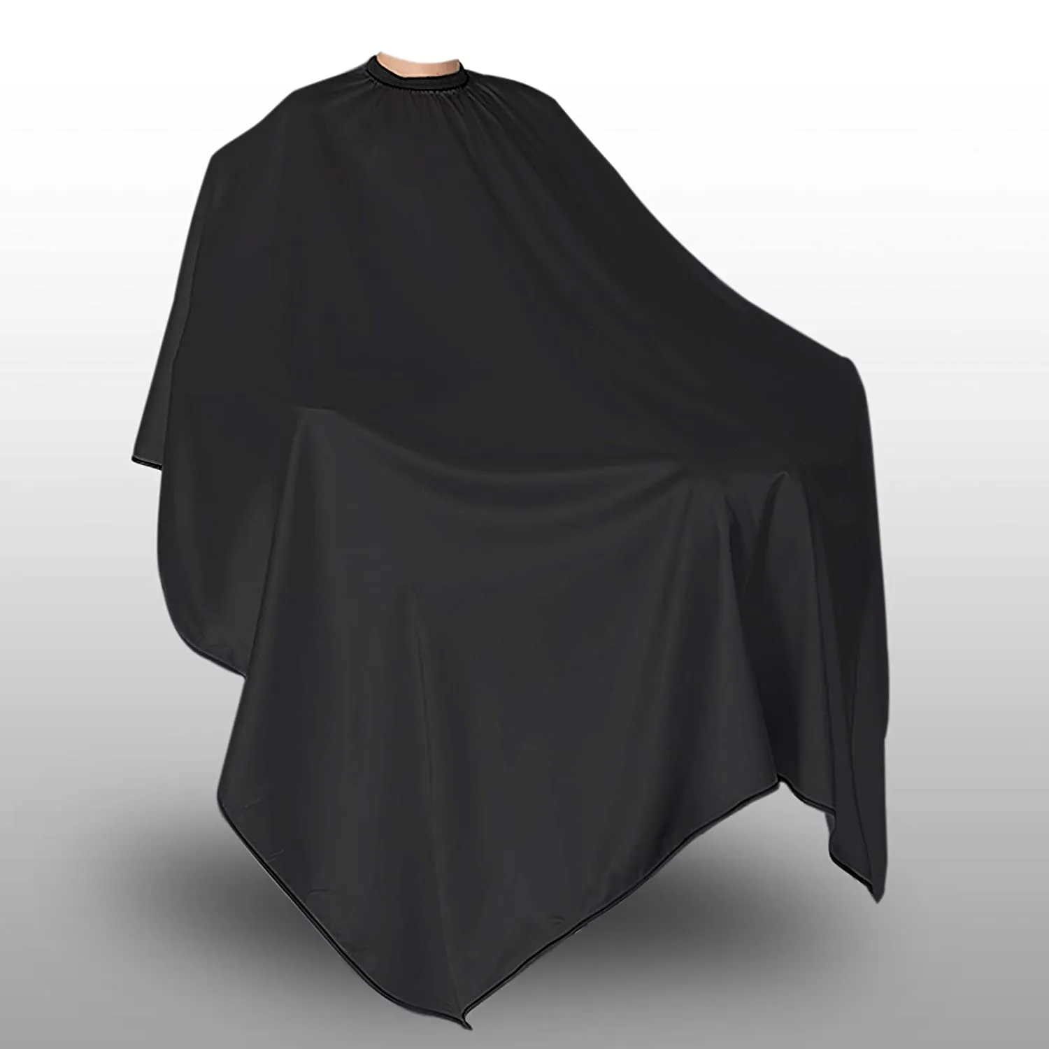 Barber Cape for Hair Salon - Durable and Waterproof – Black