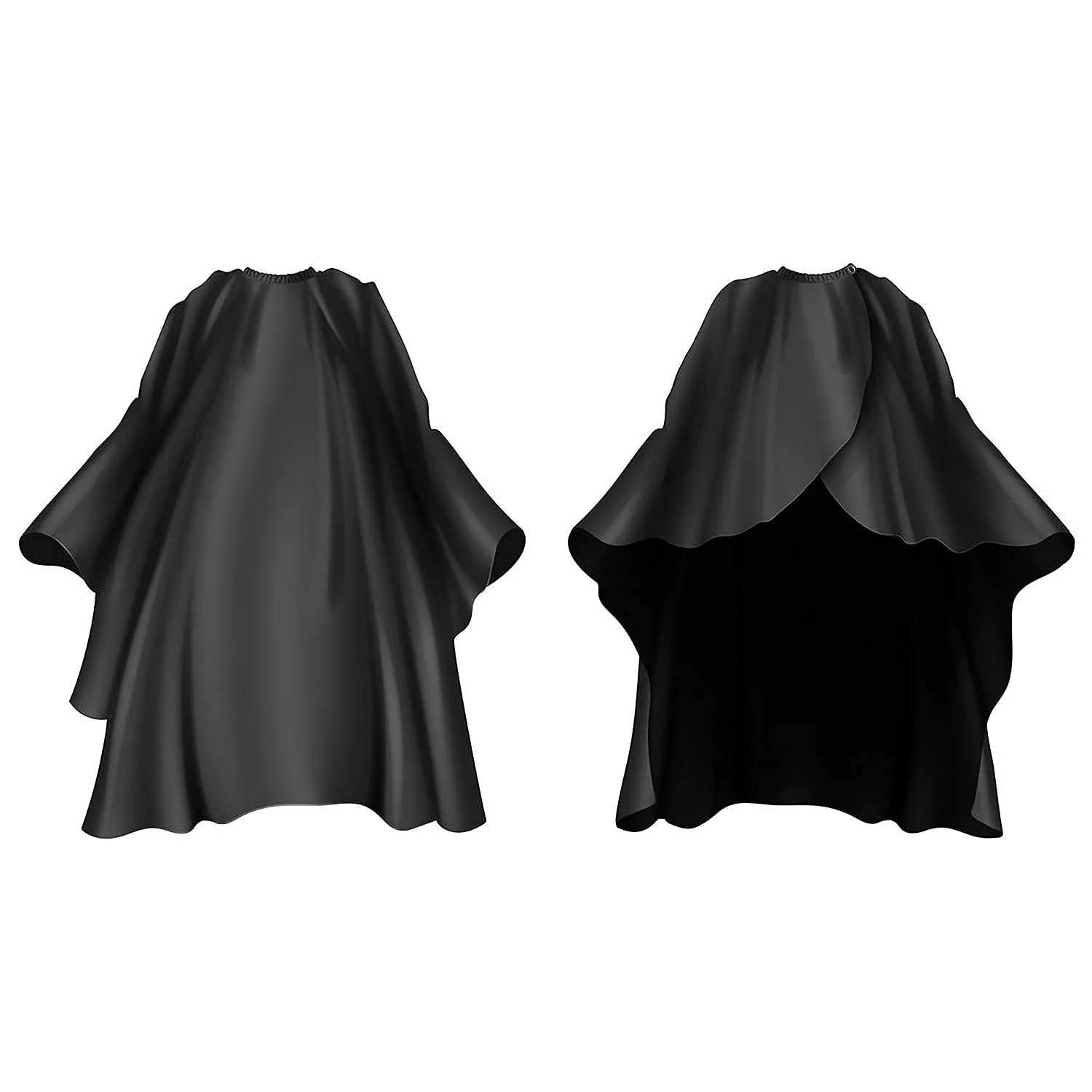 Barber Cape for Hair Salon - Durable and Waterproof – Black