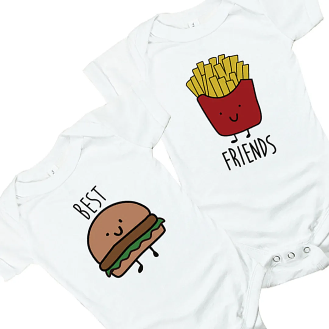 Best Friends Baby Romper Set - Pack of 2