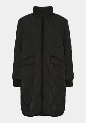 Black Didi New Quilted Jacket