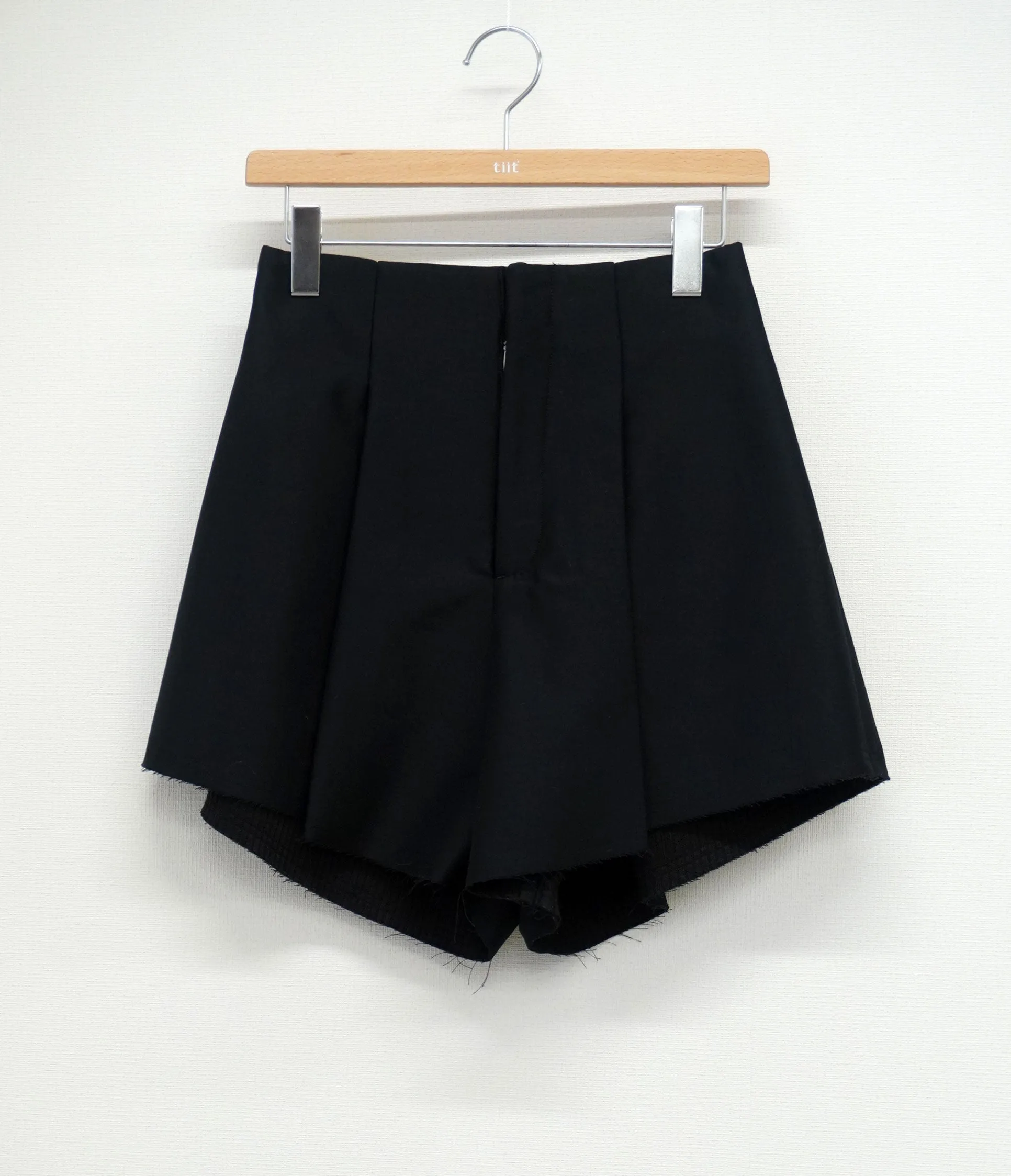 bonding high waist short pants