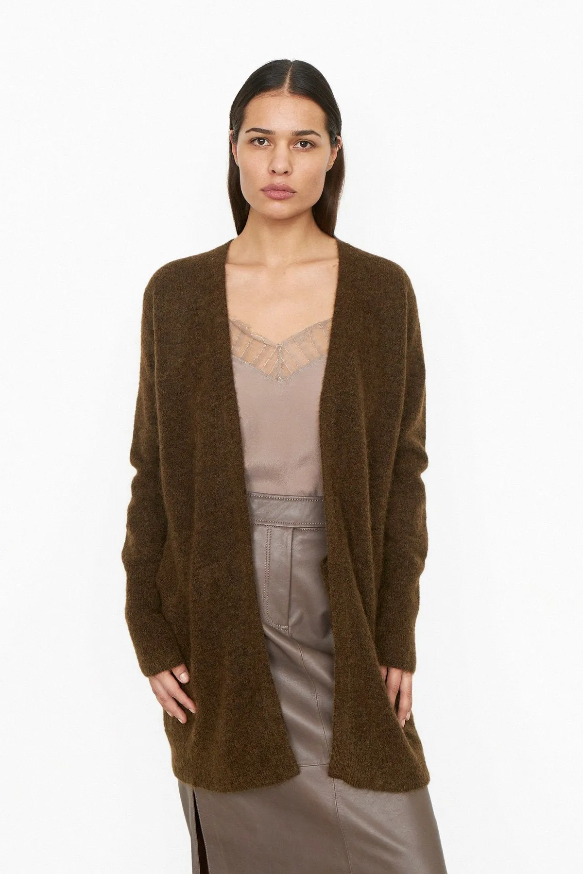 Brook Knit Cape - Dessert Palm