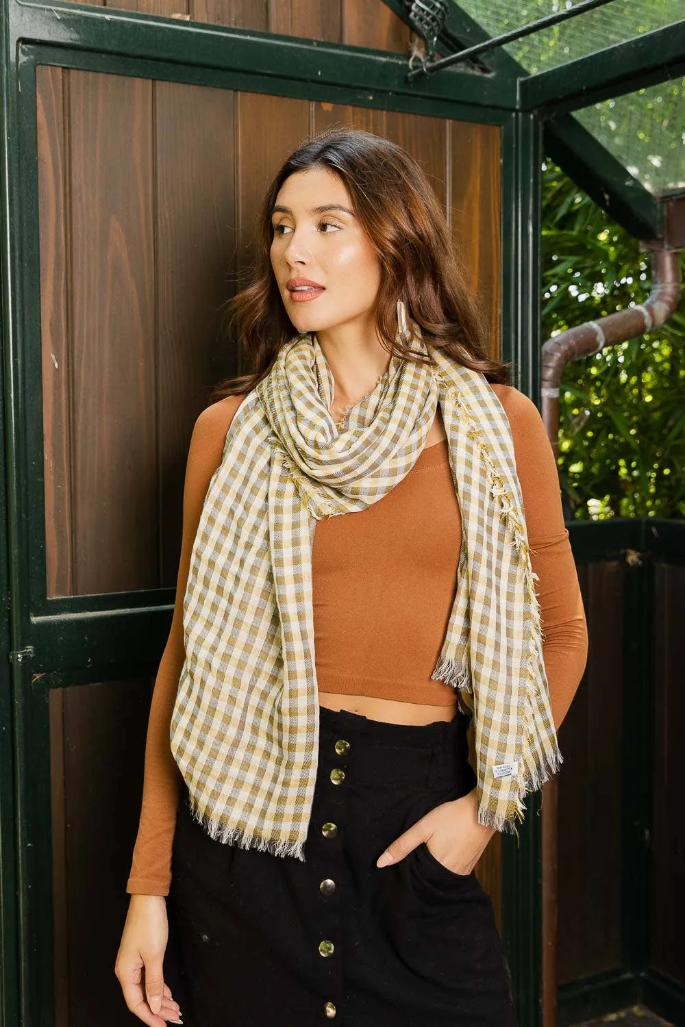 Buffalo Checkered Light Weight Scarf