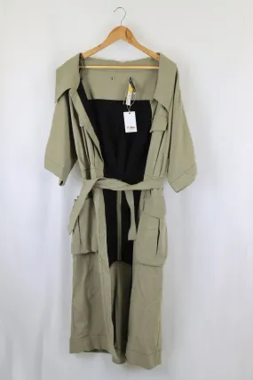 Camilla And Marc Jacket 8 Khaki