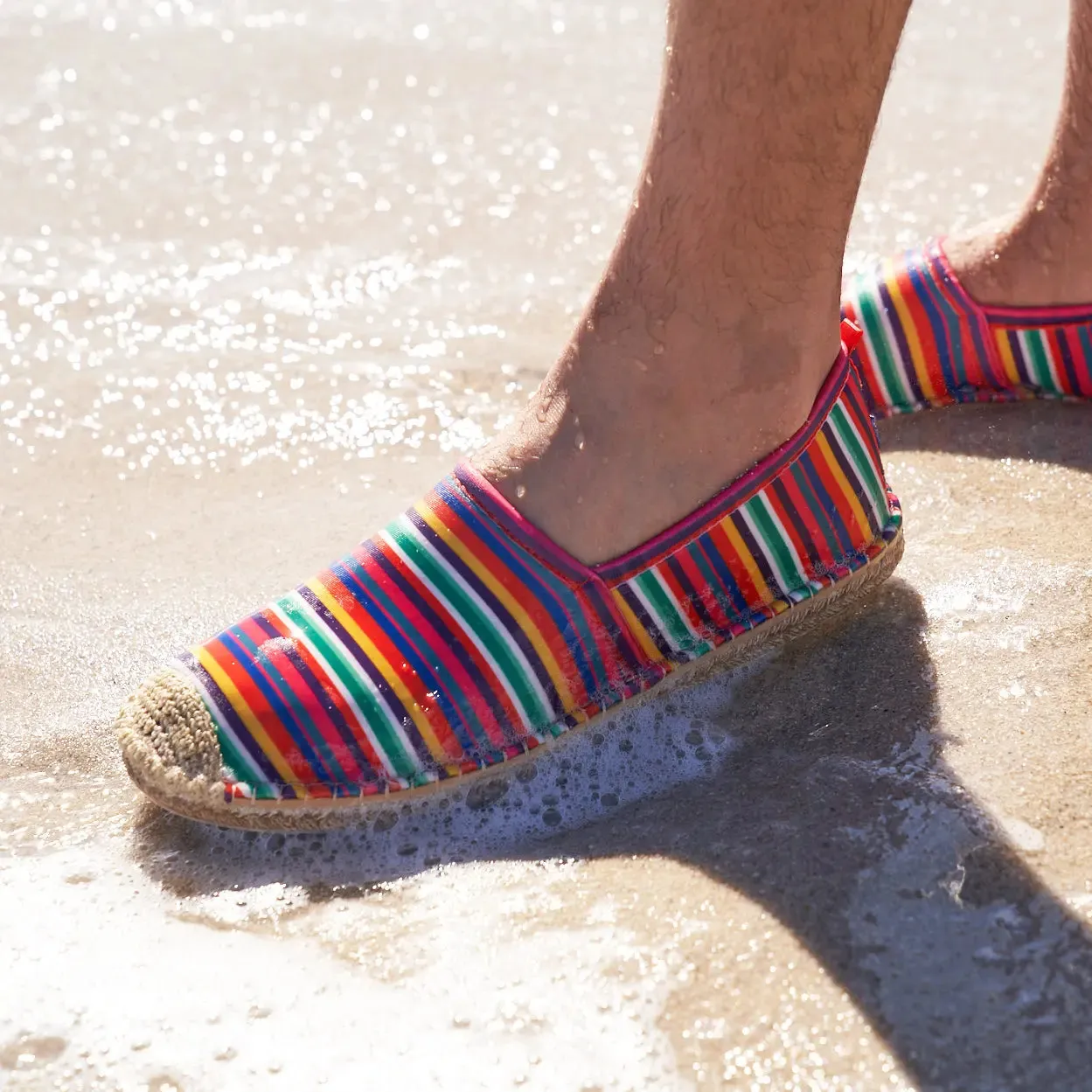 CANDY STRIPE - MENS BEACHCOMBER ESPADRILLE