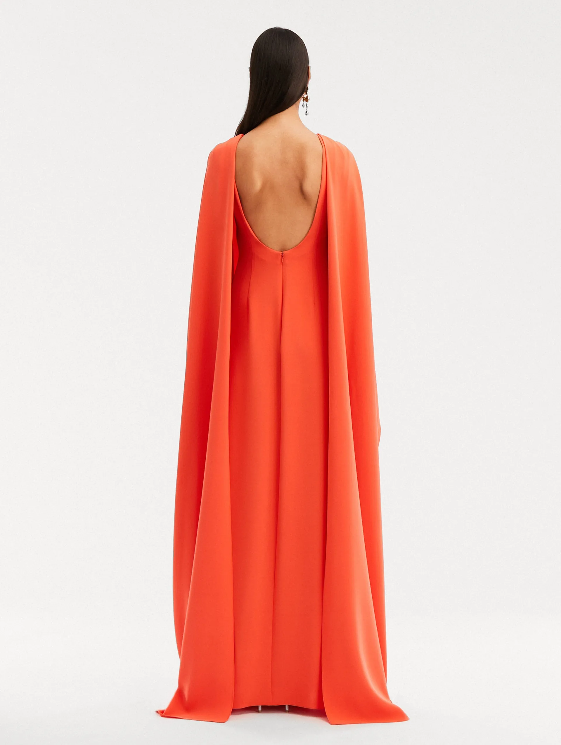 Cape Back Georgette Caftan