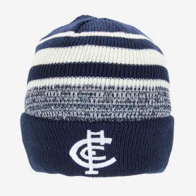 Carlton Blues Mens Adults Cluster Beanie