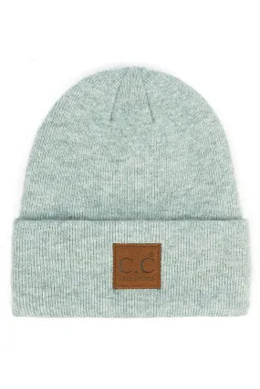 C.C HEATHERED BOYFRIEND BEANIE (MINT)