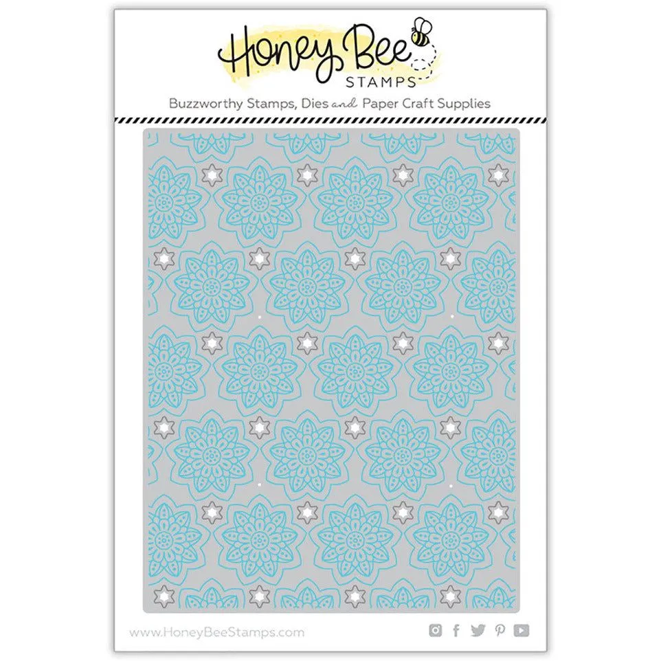 Christmas Star A2 Cover Plate - Honey Cuts