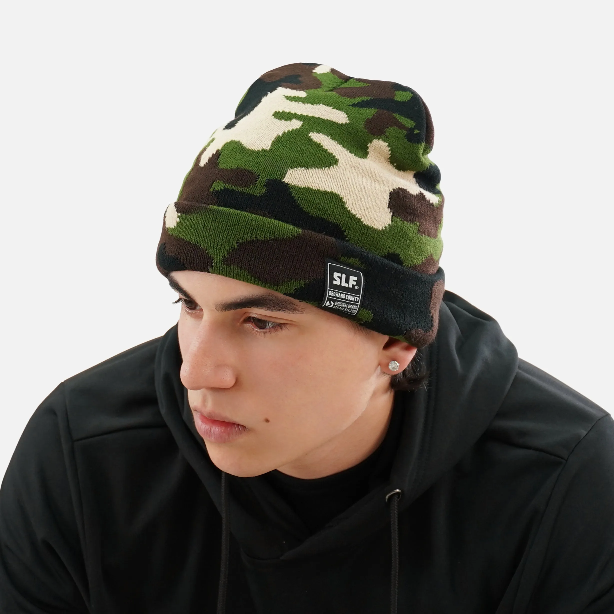 Classic Camo Knit Beanie