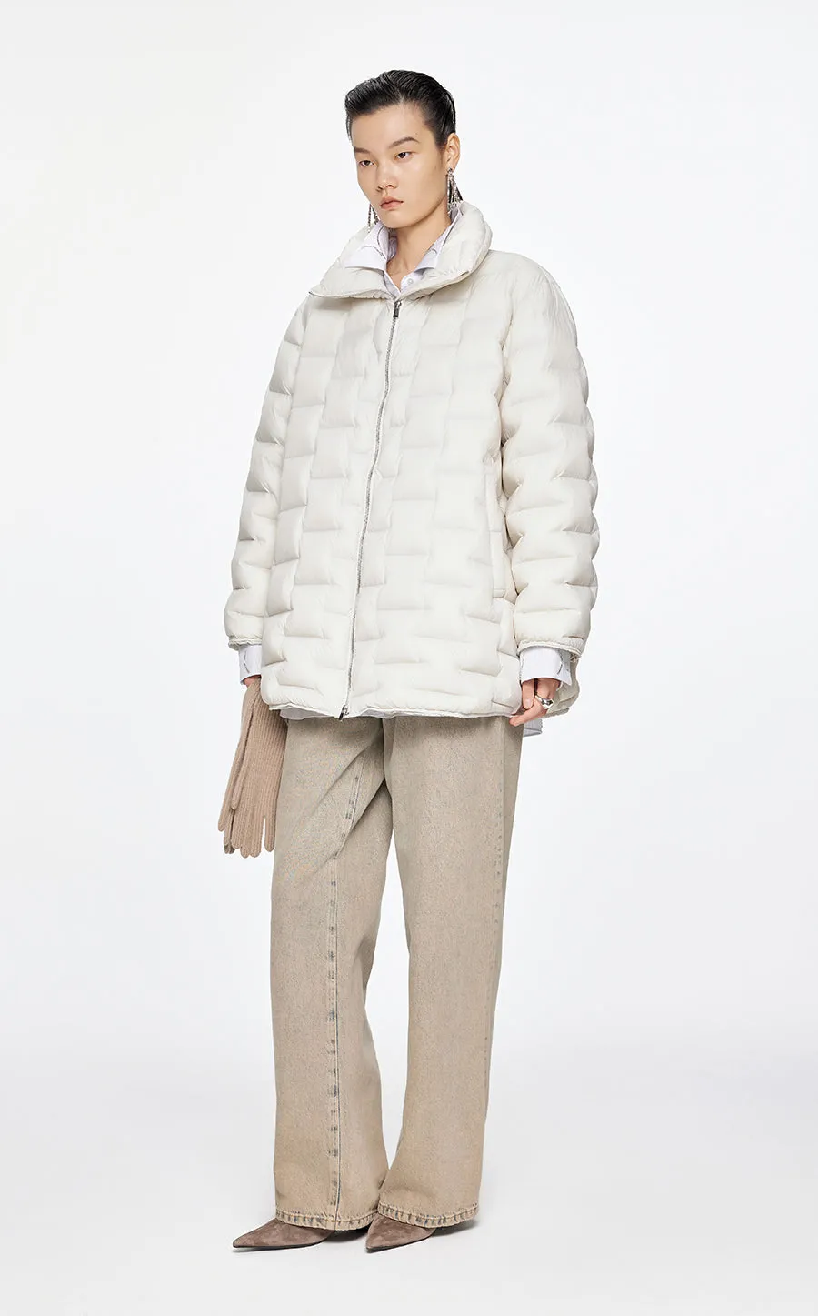 Coat / JNBY Oversize A-Shape Down Coat