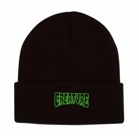 Creature - Logo Outline Beanie Black