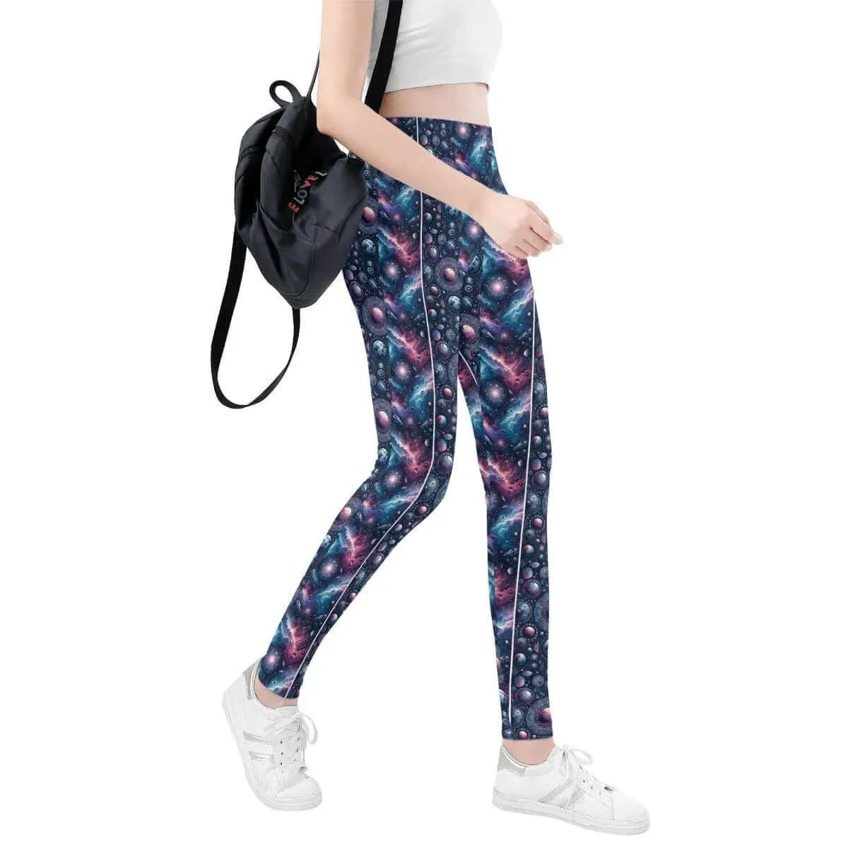 Custom-Fit Planets Yoga Leggings