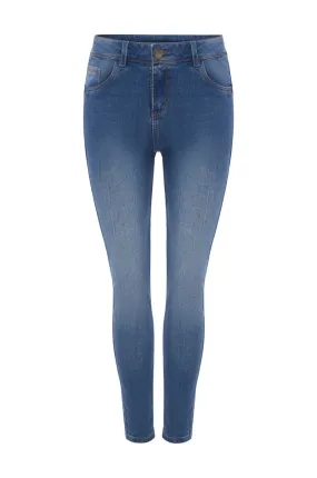 Dakota  Skinny Jeans Denim Blue High Rise