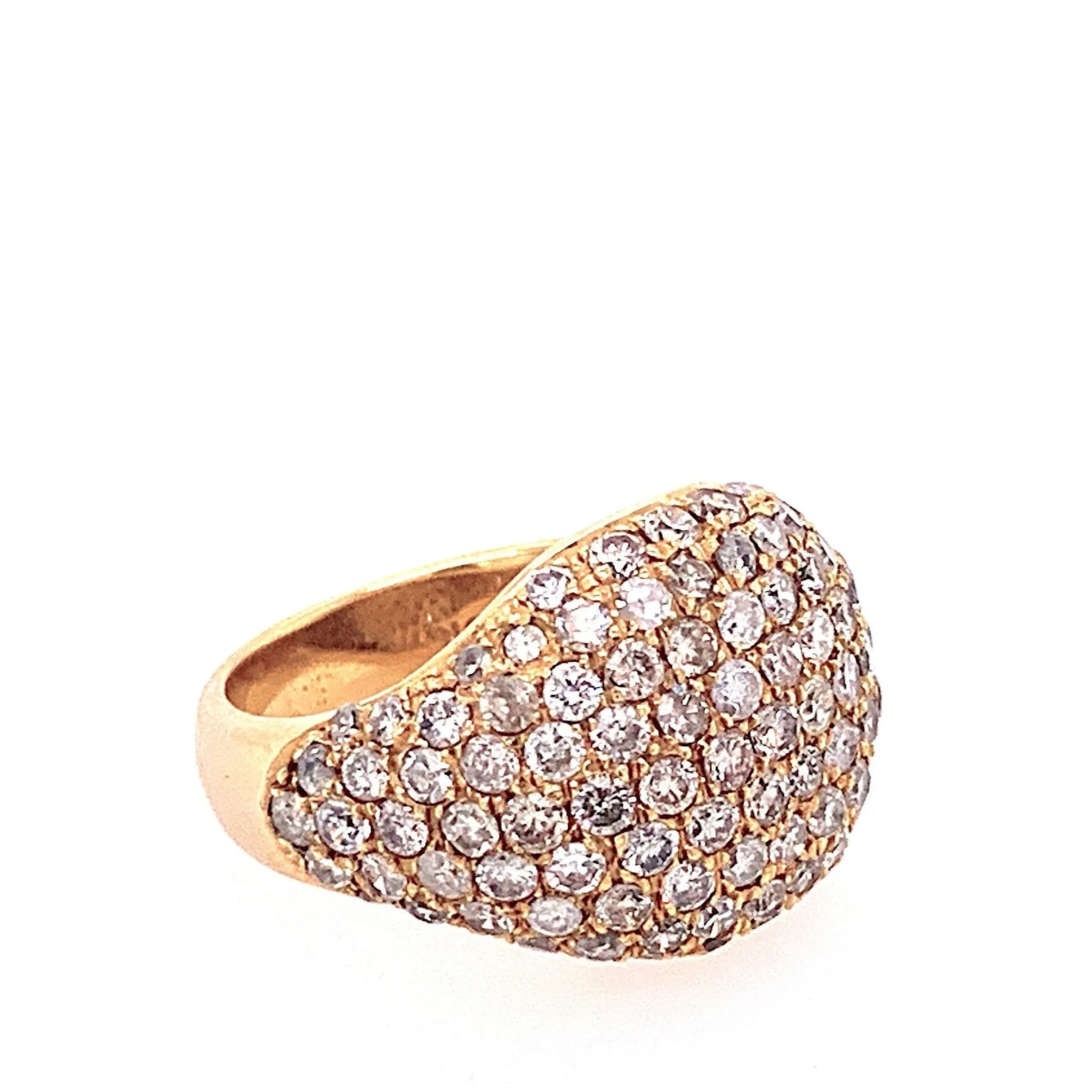 Diamond Domed Ring