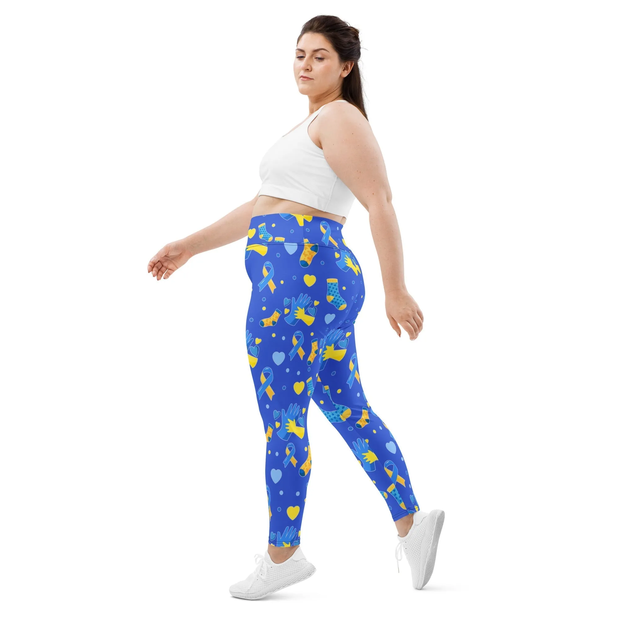 Down Syndrome Awareness Plus Size Leggings