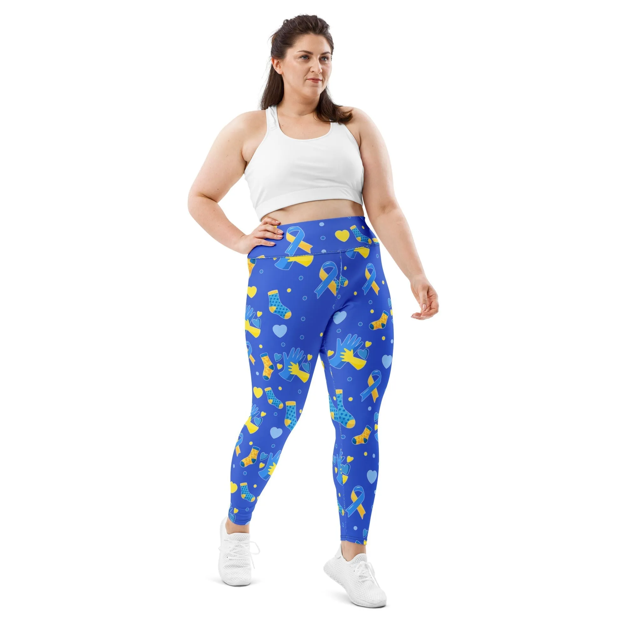 Down Syndrome Awareness Plus Size Leggings