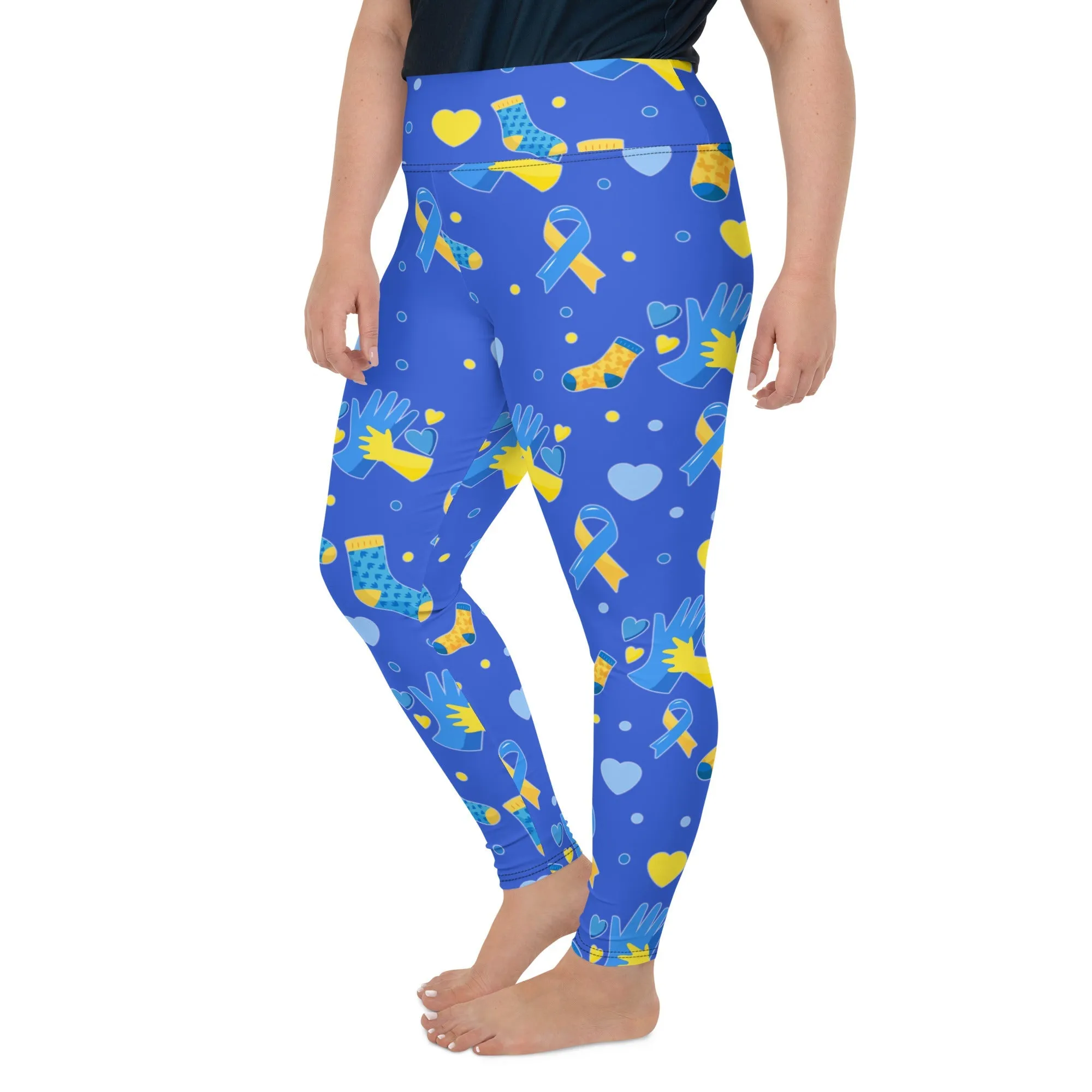 Down Syndrome Awareness Plus Size Leggings