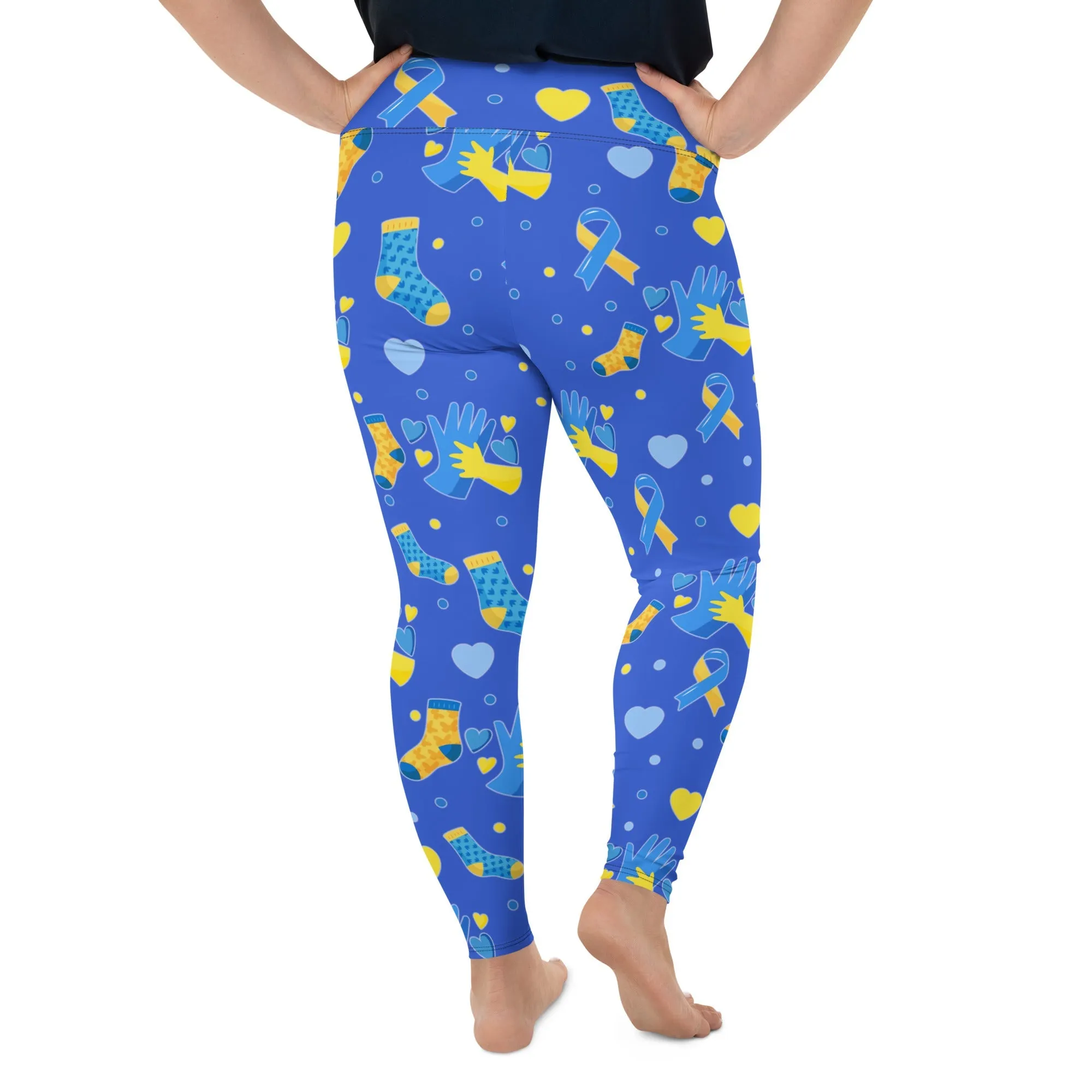 Down Syndrome Awareness Plus Size Leggings