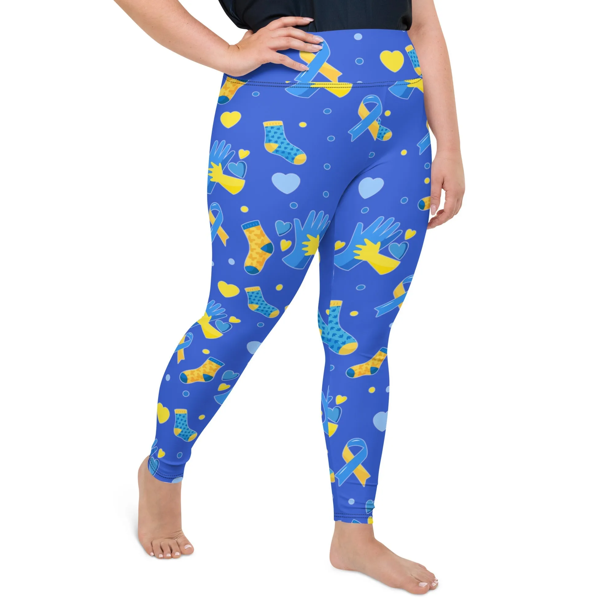 Down Syndrome Awareness Plus Size Leggings