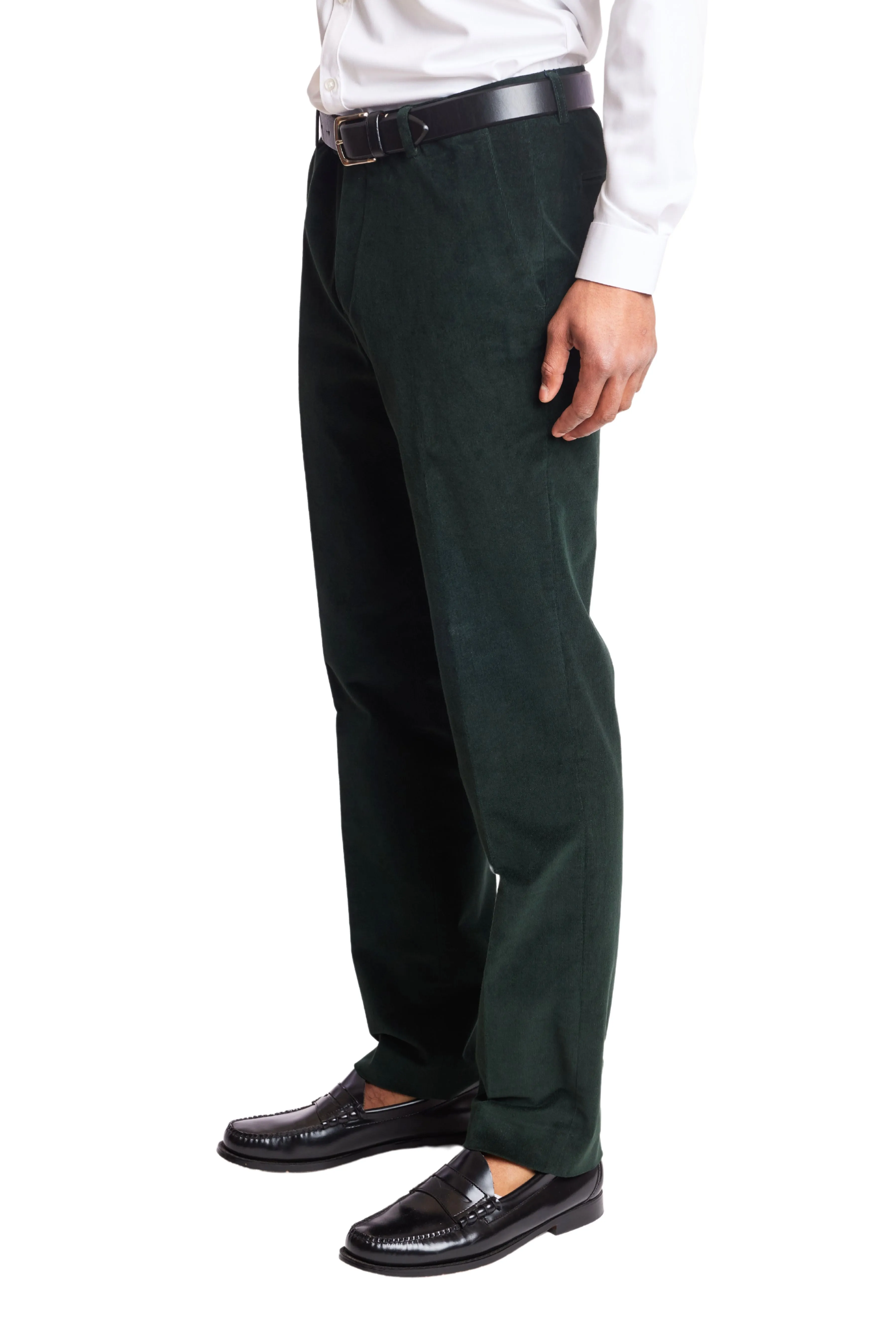 Downing Pants - slim - Dark Forest Green Cord