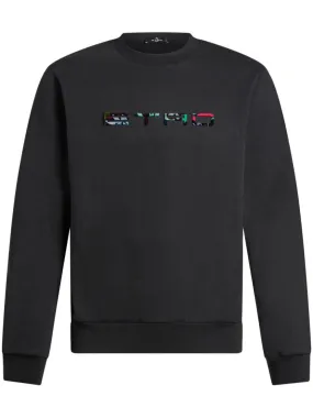 ETRO Luxury Black Cotton Sweatshirt