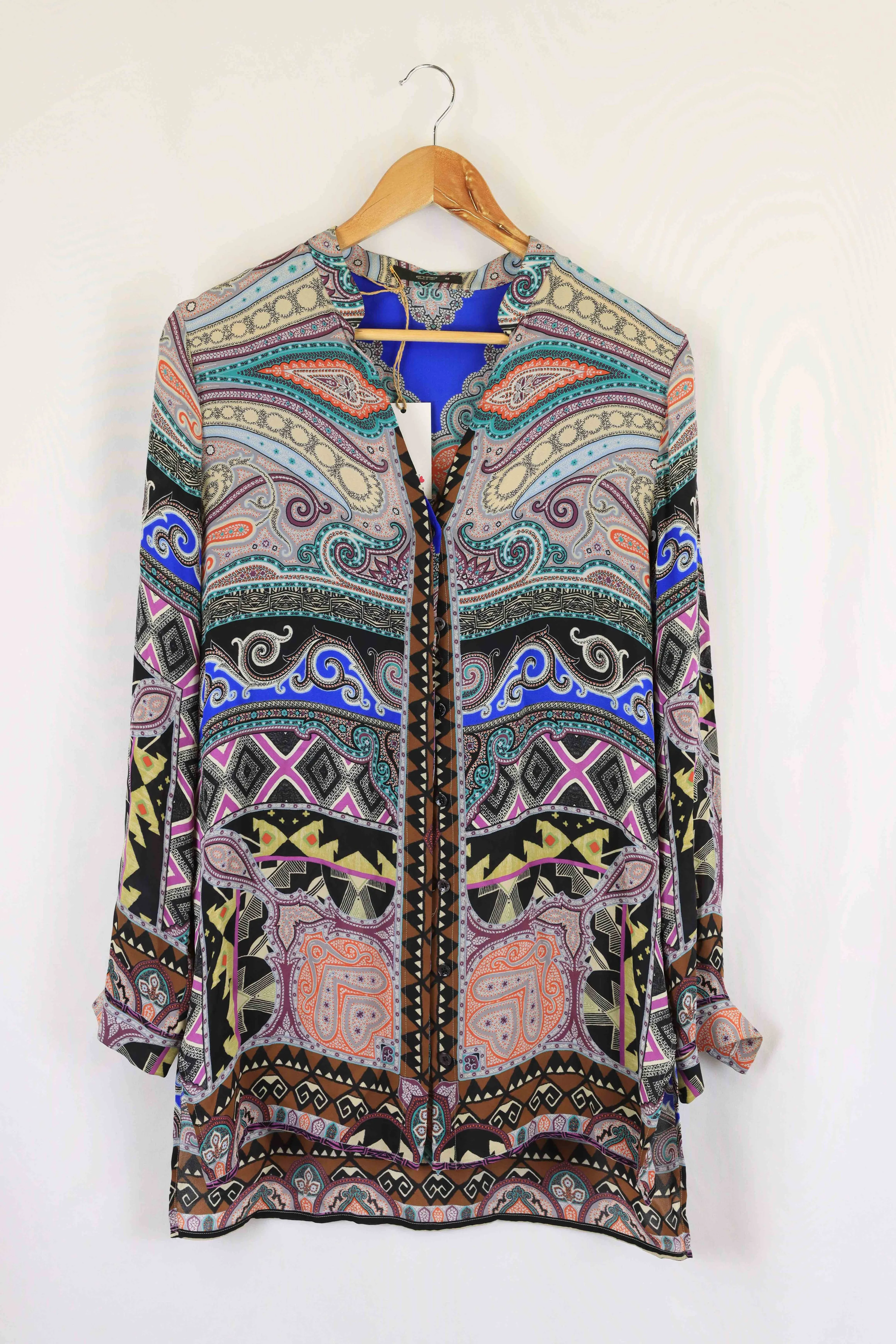 Etro Multicoloured Long Sleeve Blouse 8