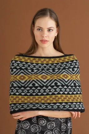 Fair Isle Capelet Pattern (Knit)