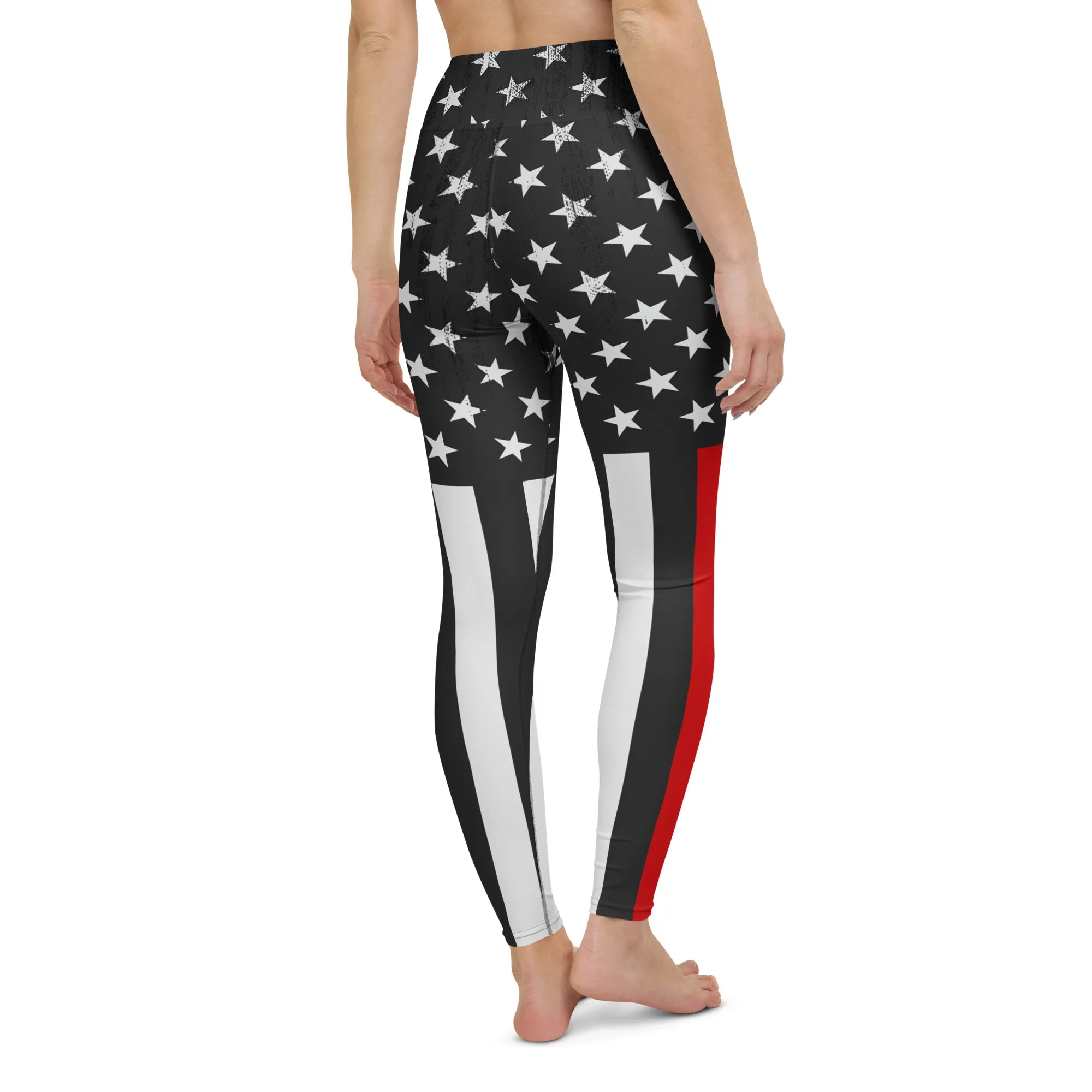 First Responder Firefighter Yoga Leggings