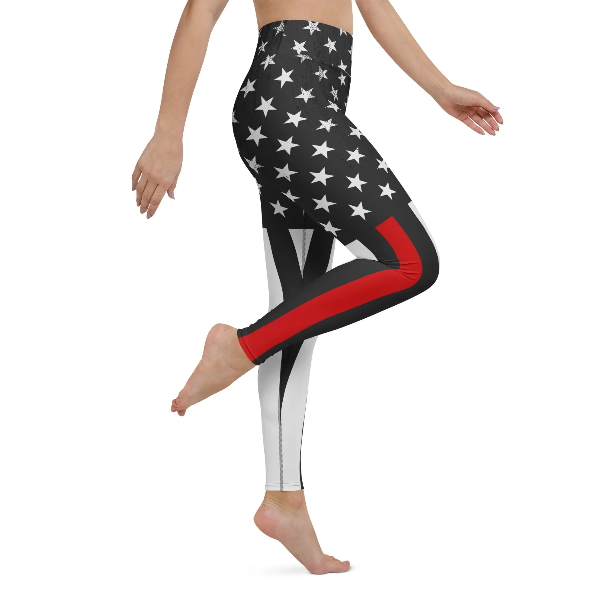 First Responder Firefighter Yoga Leggings