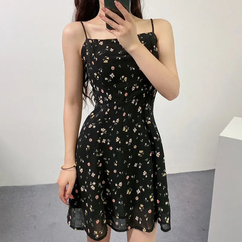 Floral chiffon camisole