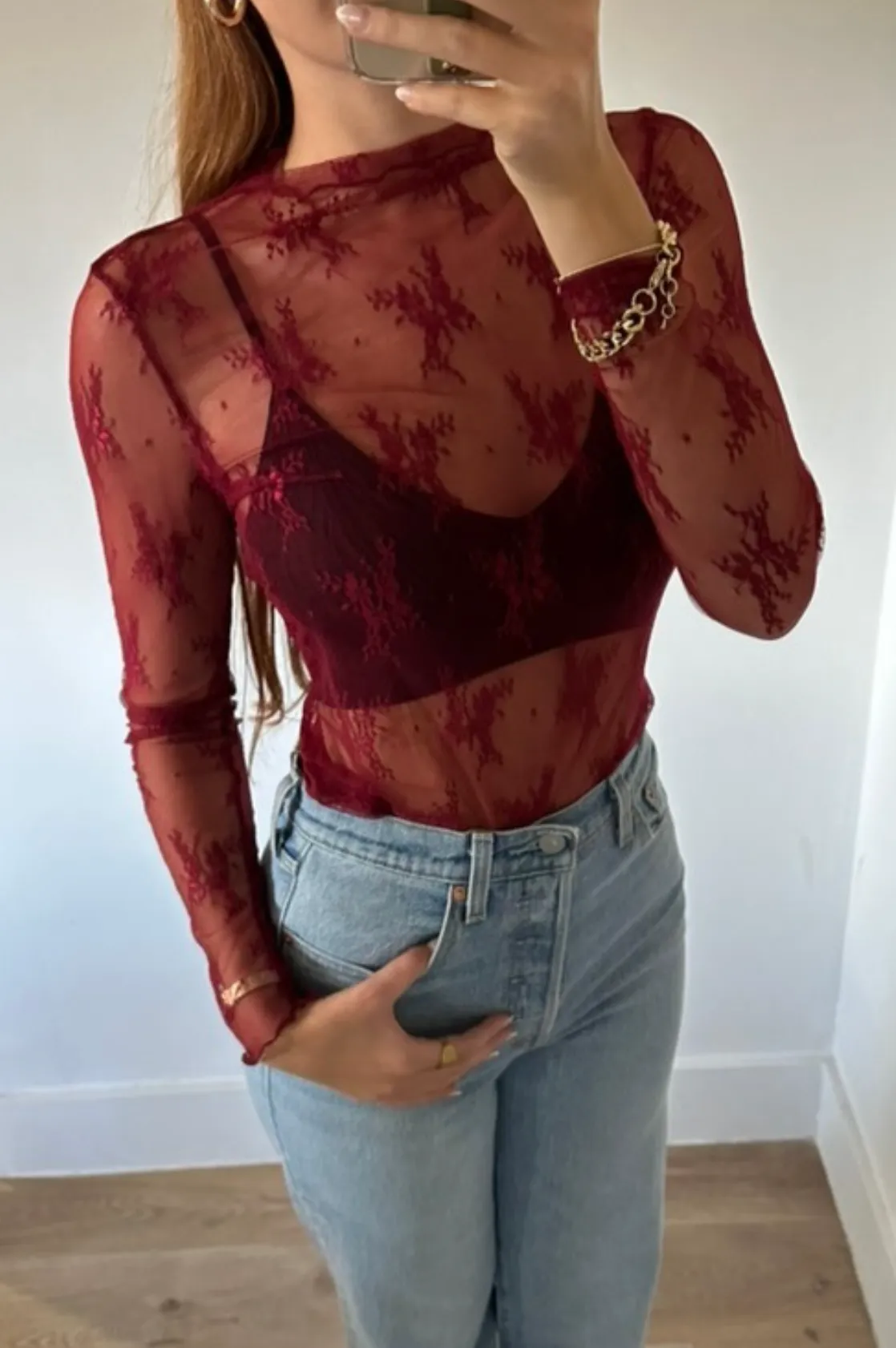 Floral Lace Top