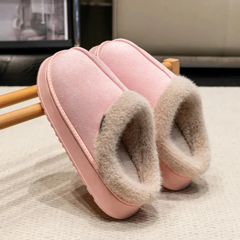 Fluffy Women’s Winter Slippers – Warm & Anti-Slip | CozyStep