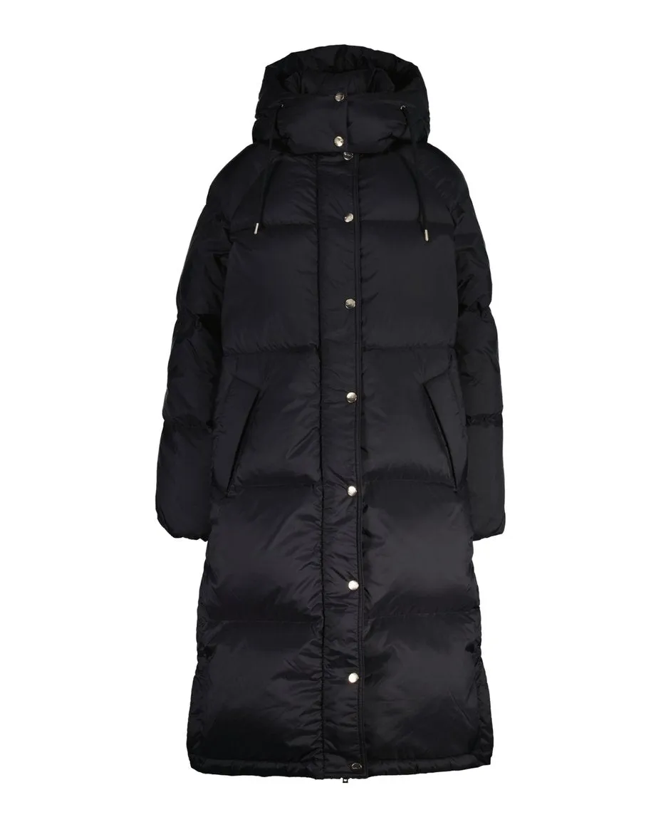 Full Length Down Coat - Black