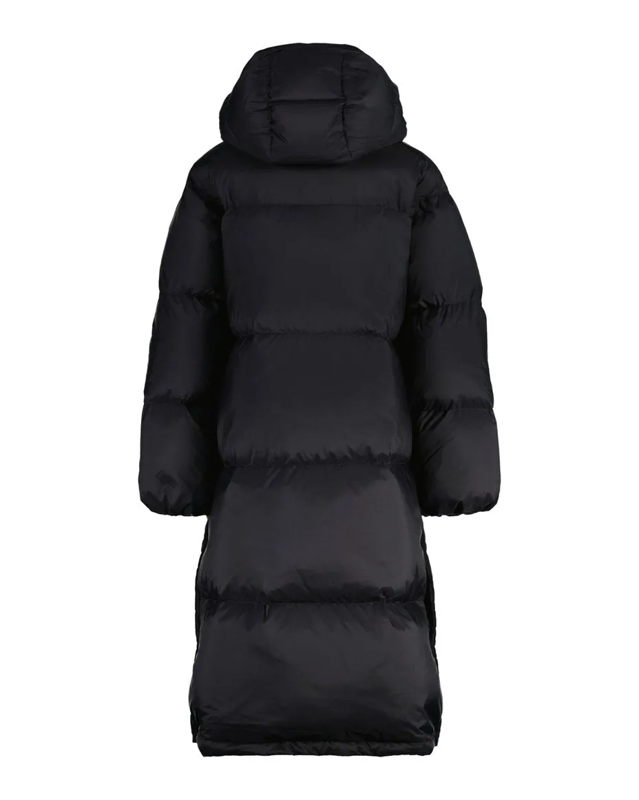 Full Length Down Coat - Black