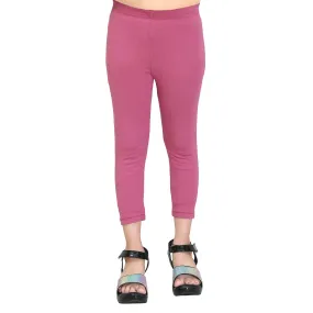 Girls Mauve Ankle Length Legging