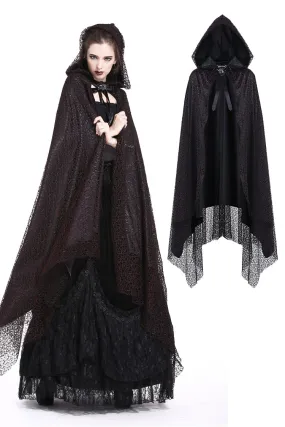 Gothic long cape gothic hooded cloak BW052