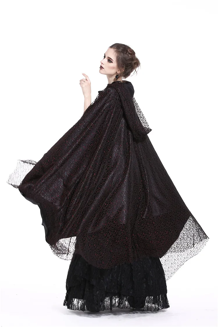 Gothic long cape gothic hooded cloak BW052