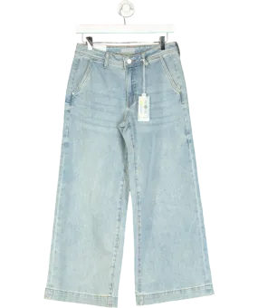 Guess Blue Jeans Wide Leg A Vita Media W27