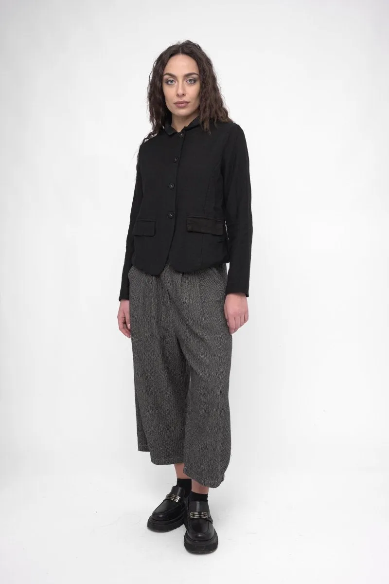 Herringbone Elastic Waist Pant