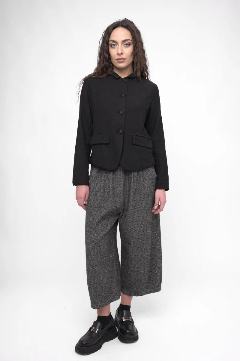 Herringbone Elastic Waist Pant