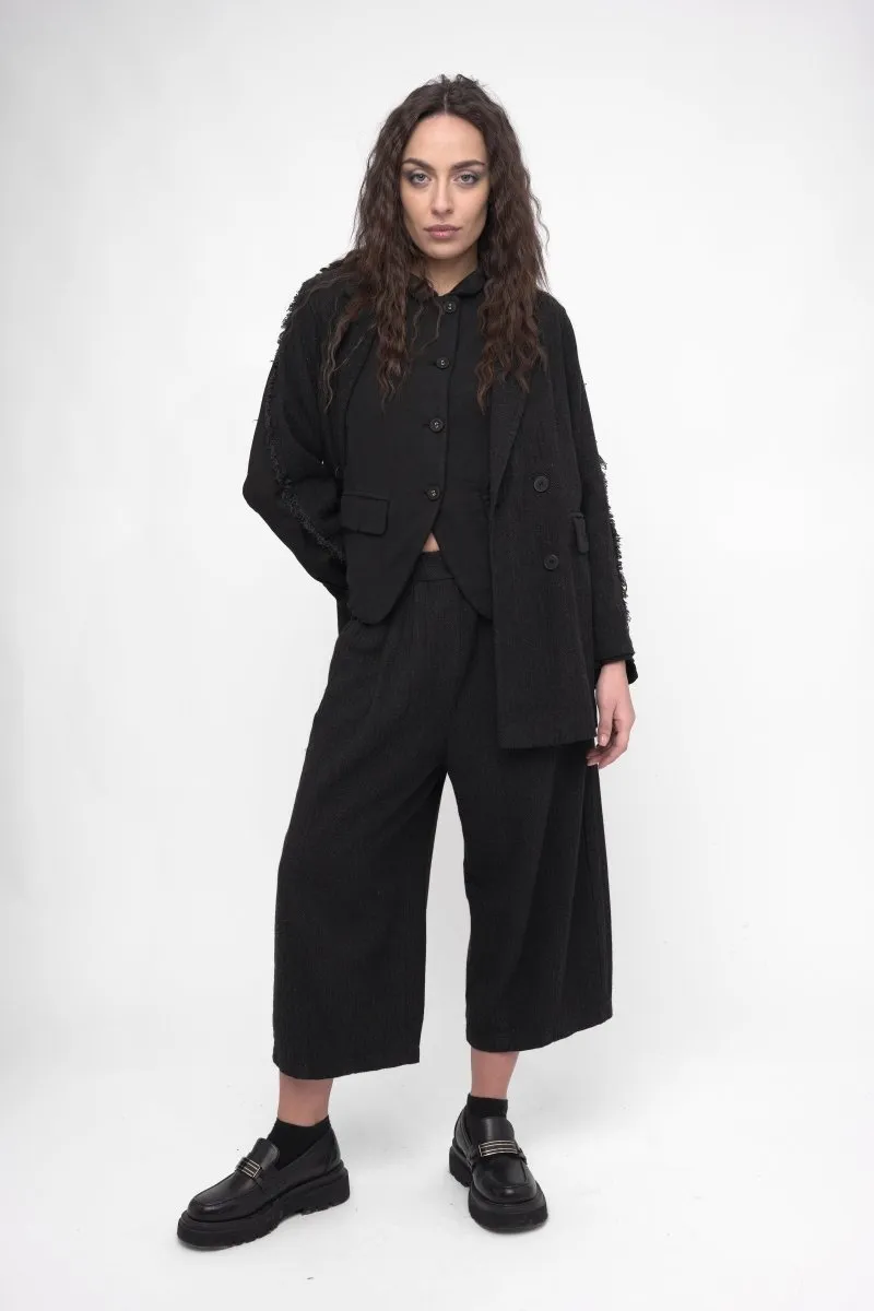 Herringbone Elastic Waist Pant