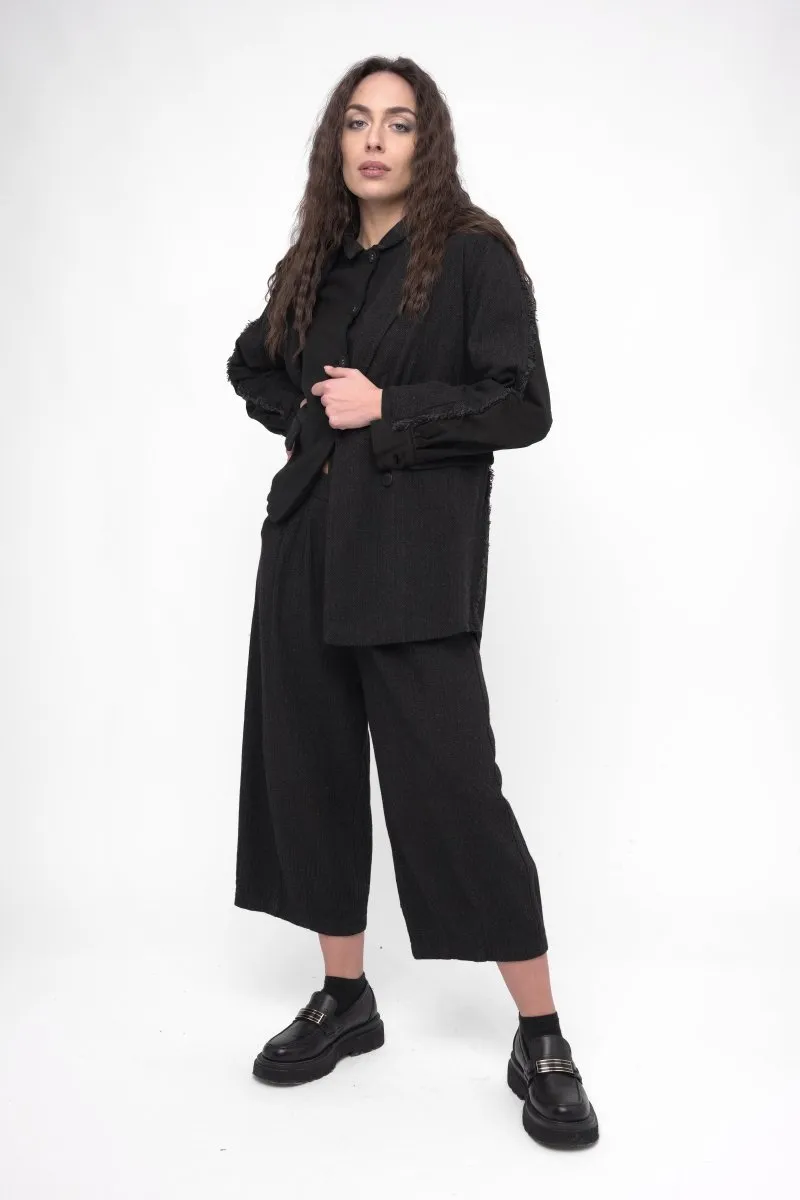 Herringbone Elastic Waist Pant