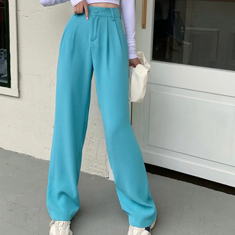 High Waist Slim Casual Pants Mopping Pants