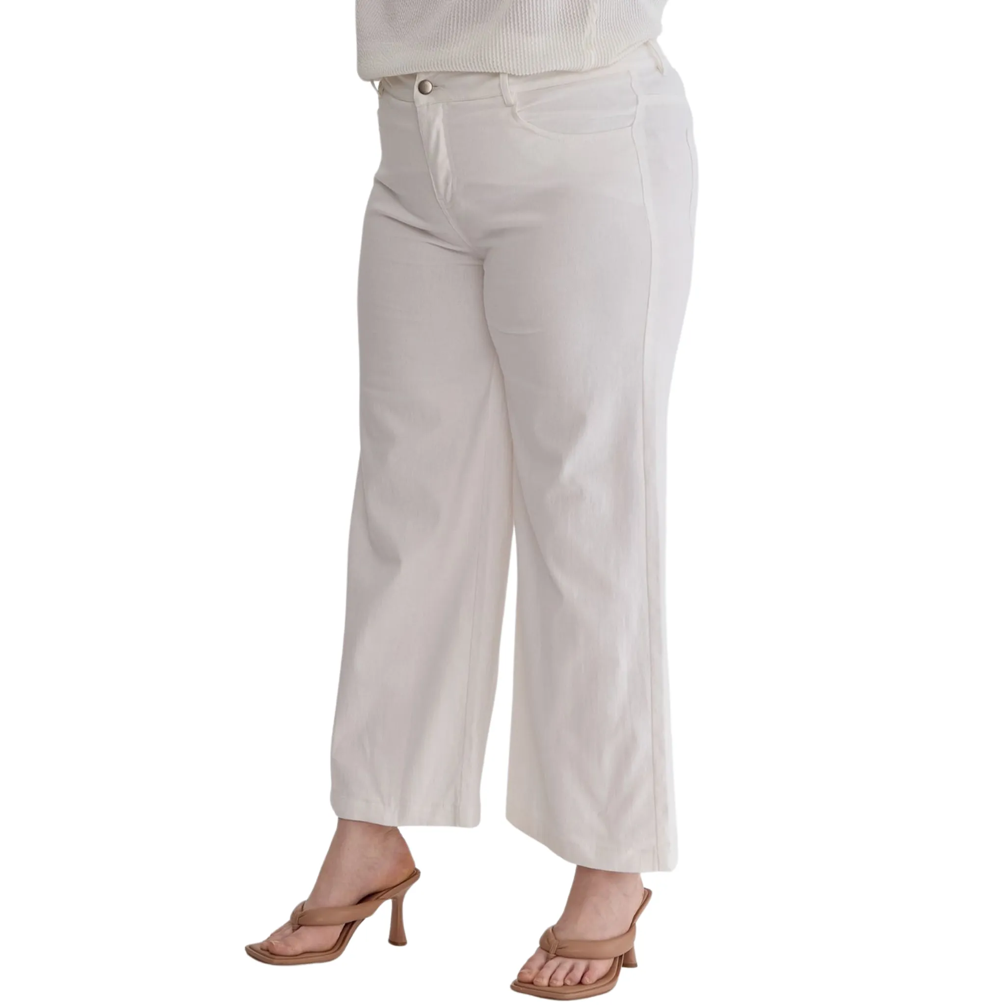 High Waist Wide Leg Pants