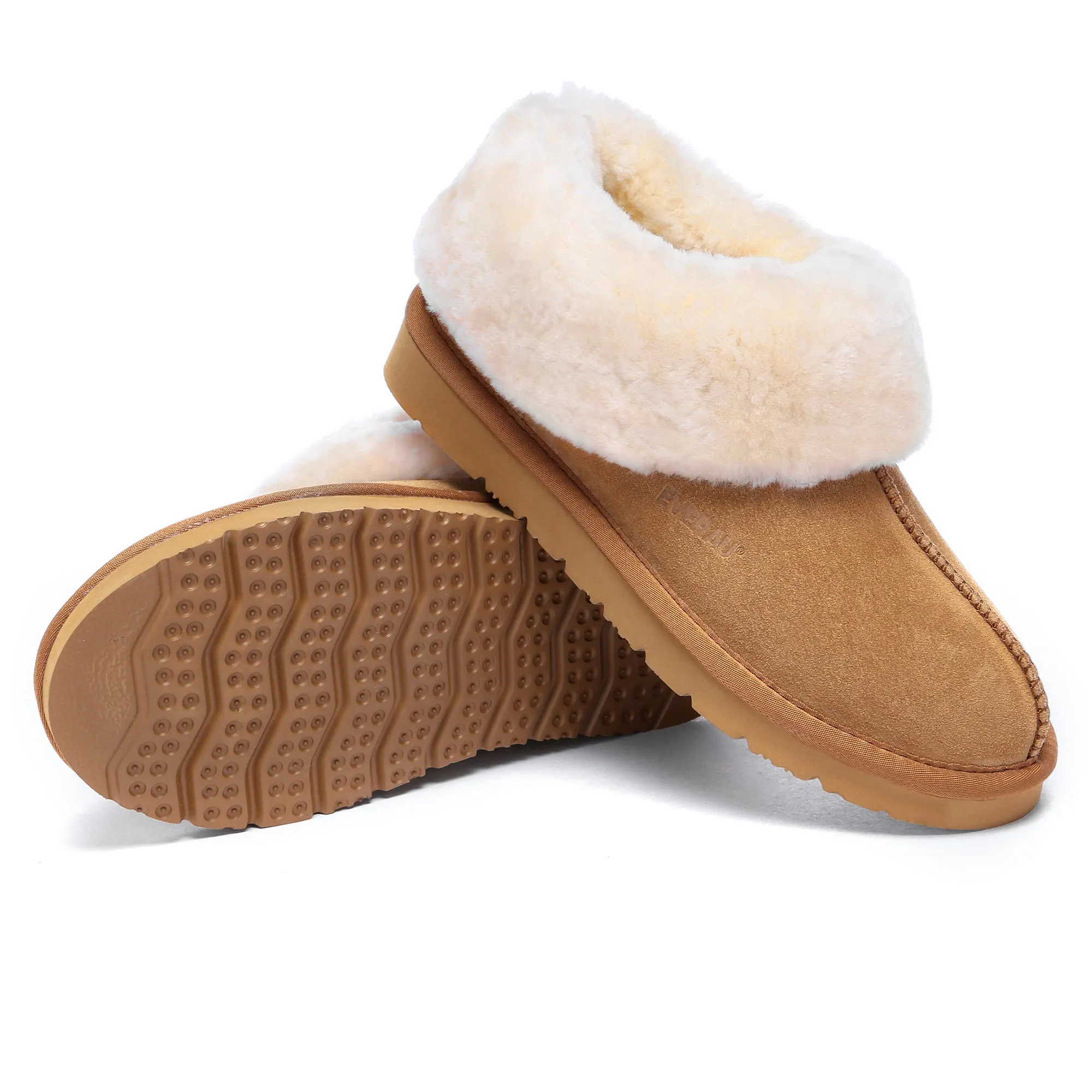 Homey Sheepskin Winter Slippers